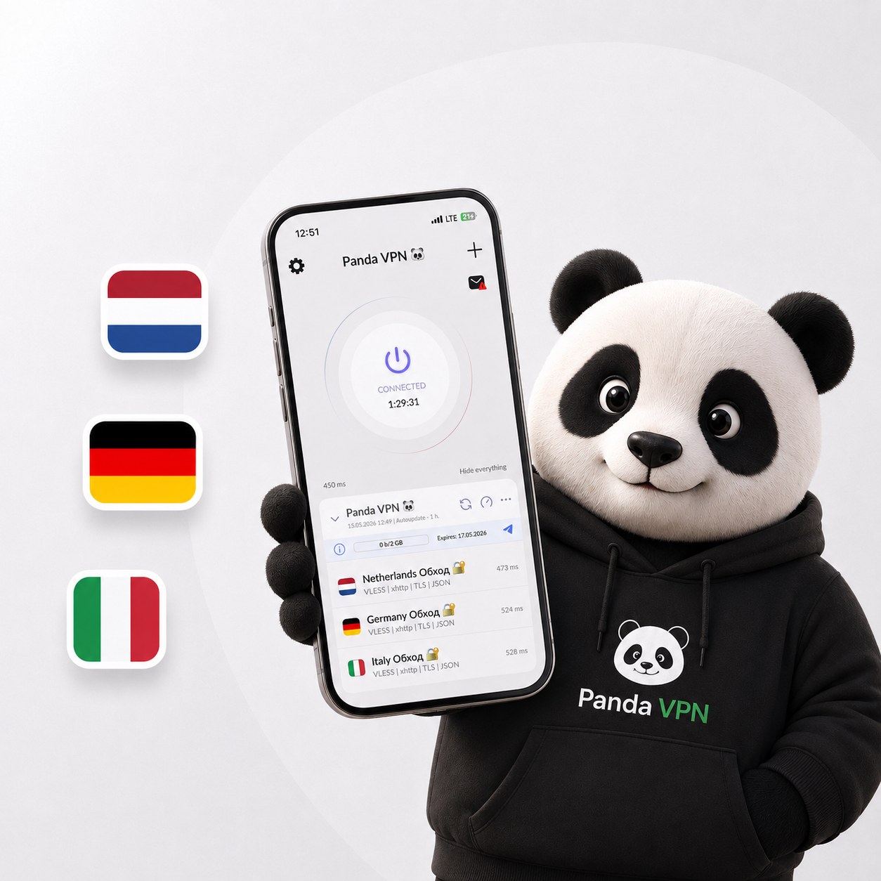 Panda VPN — работает у всех операторов